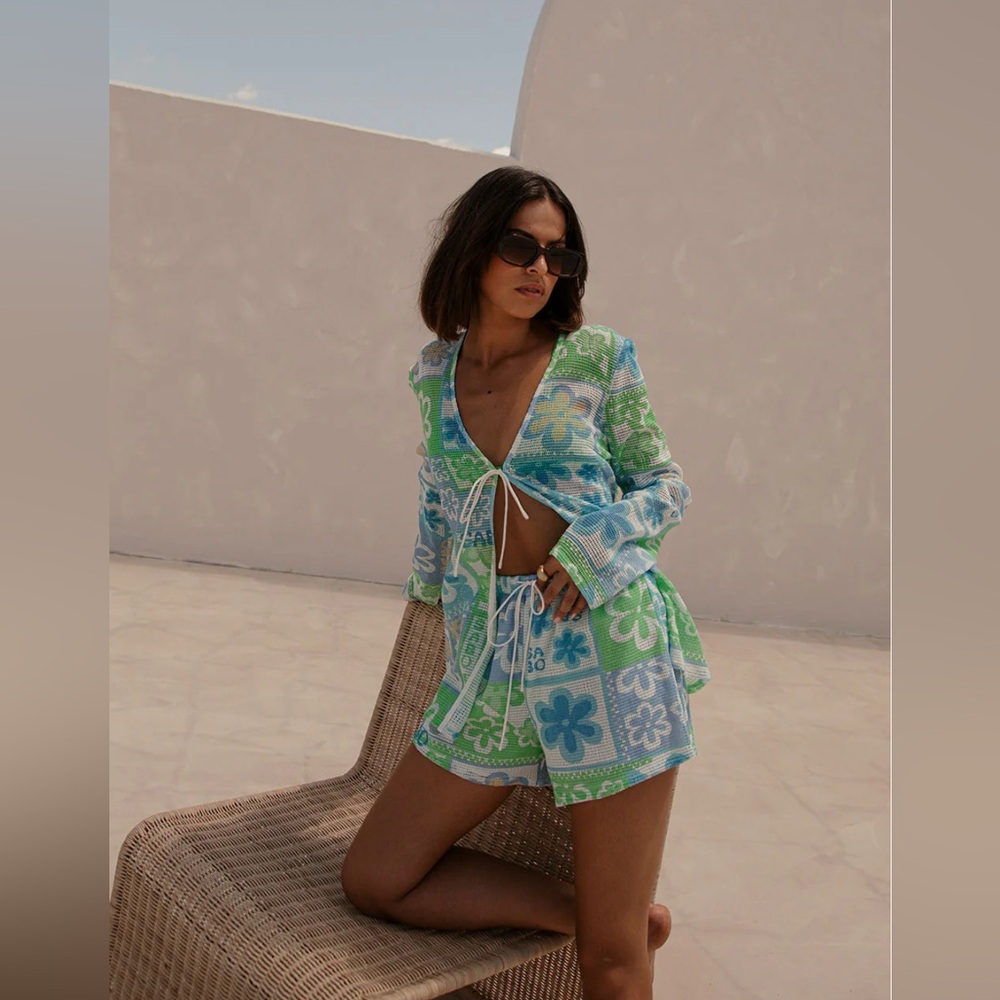 New Sari Top - Verano Floral Print